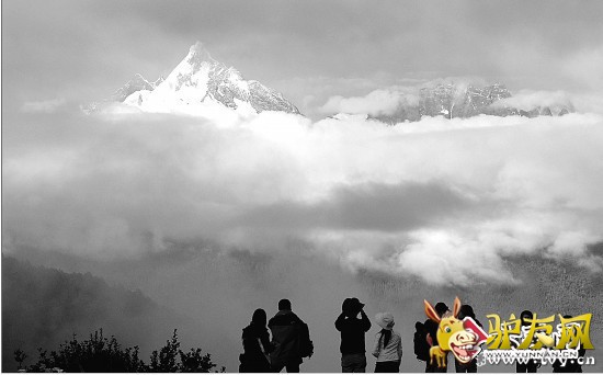 ����δ�е�ɽ�߳ɹ��Ƕ�÷��ѩɽ ����ͼƬ