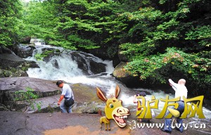 �����Χɽ����ɭ�ֹ�԰����Ȫ�����Լ�3��Ķ�ž��������Ȼ���ۣ��ѳ�Ϊ�������жȼٵĺ�ȥ������־�� ��