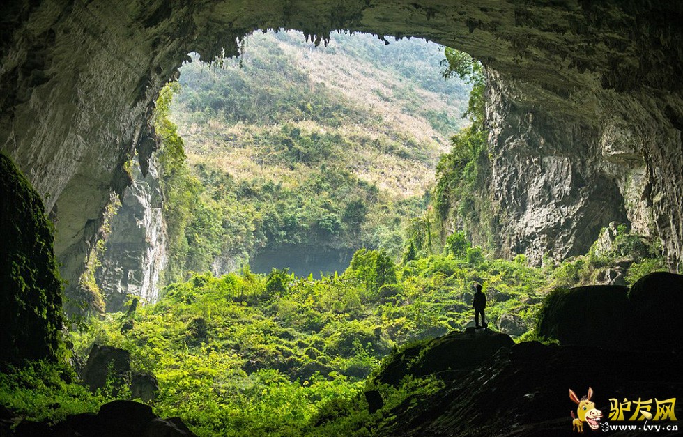 ͼΪ�й�������ҵ-��ɽ���ʹ�԰�����ص�׳�۶�Ѩ����ҳ��ͼ