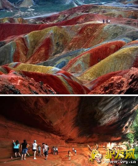 ������Ҵ��ϼ��ò���й���ϼ��ò�бȽϵ��ͣ��Ǹõ���΢��ɫ����ʯ�����ϵ���ʴ���γɵ�һ������ĵ�ò��