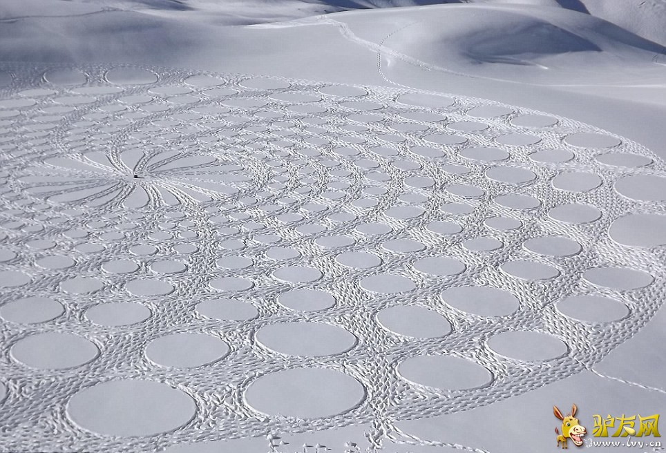 ��������ר�壺��Ӣ����ÿ���ʱ���1��8�ձ���������Ӣ���˿��������ڶ���55�����������ɡ�����Simon Beck��˫�㴴�������ѩ������Ʒ����ά��һ�졣